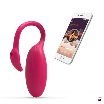 Вібратор смарт-віброяйце Magic Motion Flamingo зі стимулятором клітора SO2686 фото