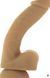 Гнучкий фалоімітатор ADDICTION ANDREW 8 Silicone Dong Caramel з віброкулею SO5579 фото 4