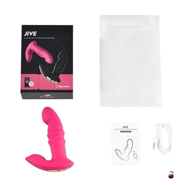 Вібратор-пульсатор Fun Town Jive Pink, імітація фрикцій SO8916 фото