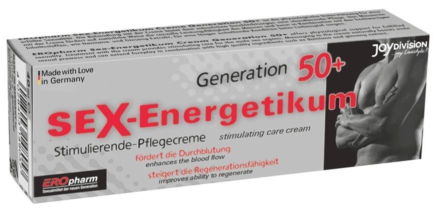 Крем для стимуляції ерекції Joy Division Generation 50+, 40 мл DJ4398 фото