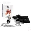 Анальна пробка Art of Sex Handcuffs with Metal Anal Plug M Black