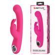 Вібратор-кролик PRETTY LOVE Lamar з дисплеєм, 10 режимів, рожевий, 22 х 4 см BW-500004-LED-1 фото