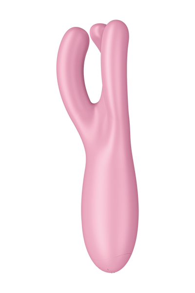 Гнучкий смарт-вібратор Satisfyer Threesome 4 Connect App рожевий T360392 фото
