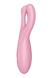 Гнучкий смарт-вібратор Satisfyer Threesome 4 Connect App рожевий T360392 фото 3