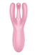 Гнучкий смарт-вібратор Satisfyer Threesome 4 Connect App рожевий T360392 фото 5