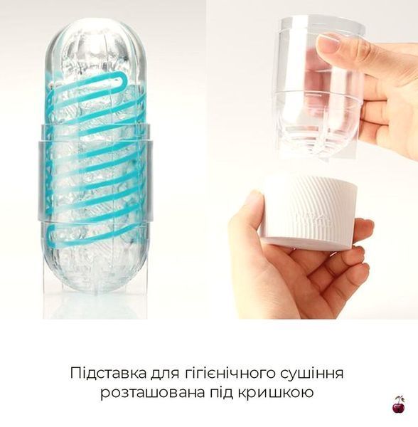 Мастурбатор Tenga Spinner 06 Brick зі спіраллю SO4300 фото