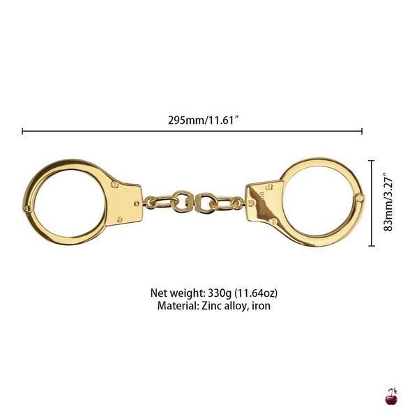 Фіксатор LOCKINK Pretty-sub Handcuffs, золотистий SX0896 фото
