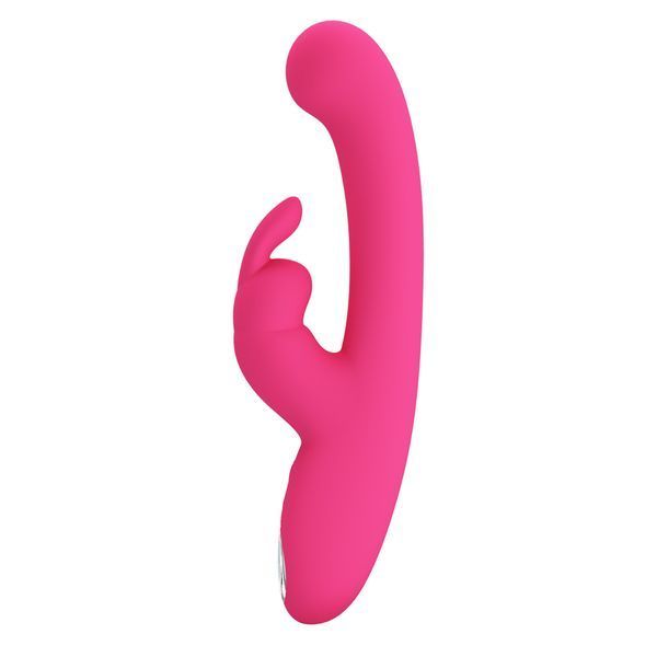 Вібратор-кролик PRETTY LOVE Lamar з дисплеєм, 10 режимів, рожевий, 22 х 4 см BW-500004-LED-1 фото