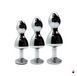 Анальні іграшки Wooomy Lollypop Double Ball Metal Plug Red M, металева SO7423 фото 4