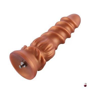 Hismith Spiral Grain Silicone Dildo Monster Series: текстурний SO9961 фото