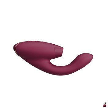 Вакуумний стимулятор клітора Womanizer Duo 2 Bordeaux SO8755 фото