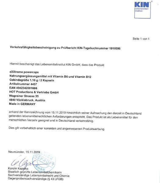 Стимулювальні засоби та пролонгатори Екстрім пауер капсули для чоловіків HOT44572 фото