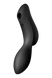 Подвійний вібратор із вакуумною стимуляцією SATISFYER CURVY TRINITY 2 чорний T360396 фото 1