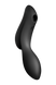 Подвійний вібратор із вакуумною стимуляцією SATISFYER CURVY TRINITY 2 чорний T360396 фото 6