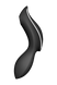 Подвійний вібратор із вакуумною стимуляцією SATISFYER CURVY TRINITY 2 чорний T360396 фото 2