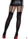 Колготки Leg Avenue Garter Illusion Tights with Net Detail One Size Black SX2766 фото 2