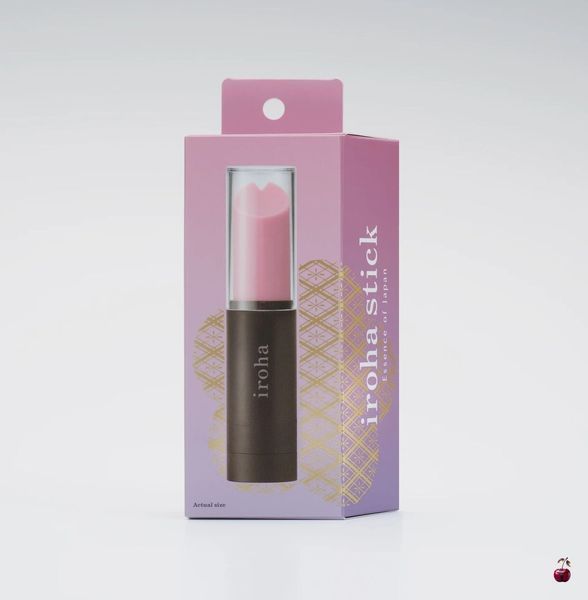 Вібратор IROHA STICK Black, мініатюрний, у формі помади SO3329 фото