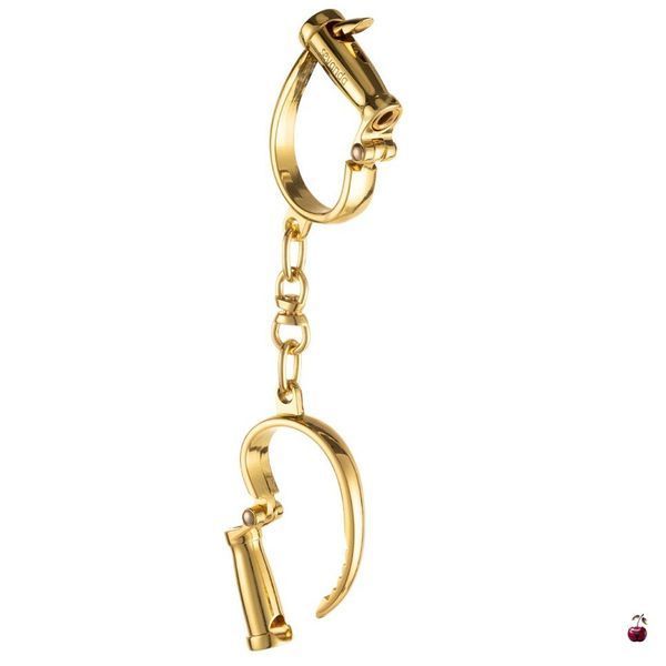 Аксесуари BDSM LOCKINK Love-slave Handcuffs, золотисті SX0897 фото