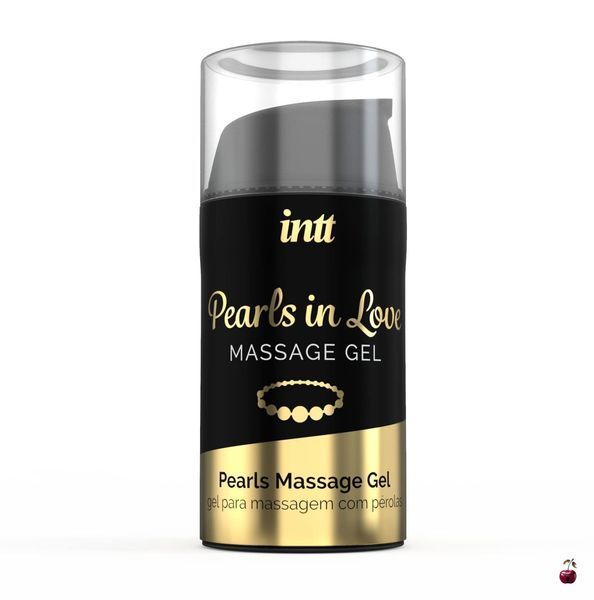 Набір для масажу Intt Pearls in Love: намисто та силіконовий масажний гель SO2928 фото