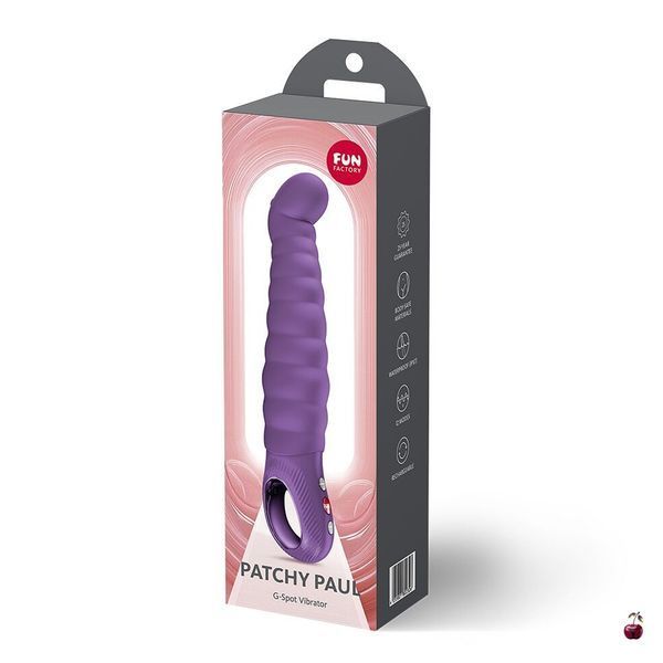 Вібратори Fun Factory PATCHY PAUL Dark Violet, гнучкий силіконовий SX4239 фото