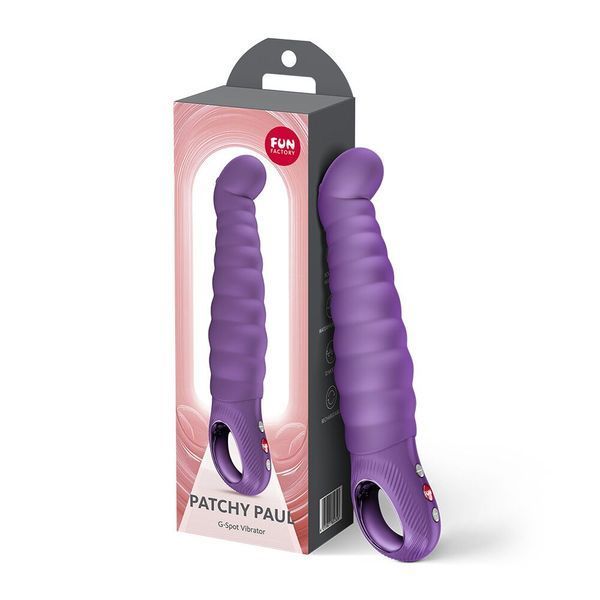 Вібратори Fun Factory PATCHY PAUL Dark Violet, гнучкий силіконовий SX4239 фото