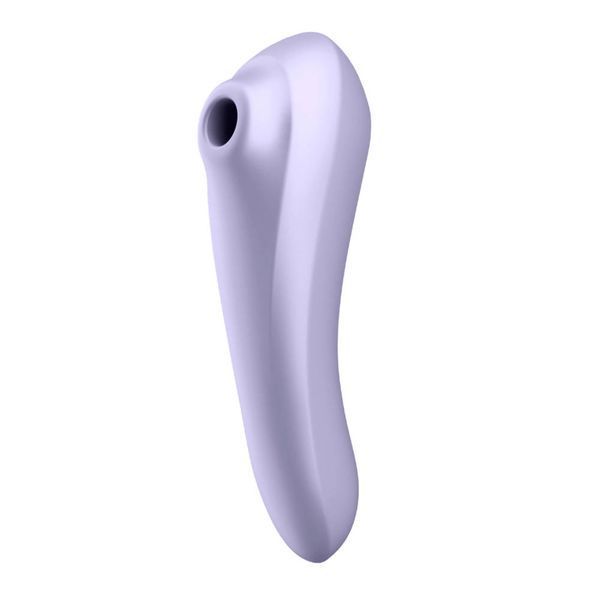 Подвійний смарт вібратор із вакуумною стимуляцією Satisfyer Dual Pleasure бузковий T360133 фото