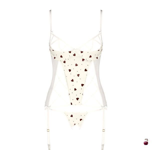 Passion LOVELIA CORSET S/M, white SO4769 фото
