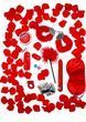 Набір аксесуарів BDSM Toy Joy Romance Gift Set, червоний