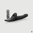 Страпони Strap-On-Me Multi Orgasm Realistic Dildo L Black з вакуумною стимуляцією SX4038 фото