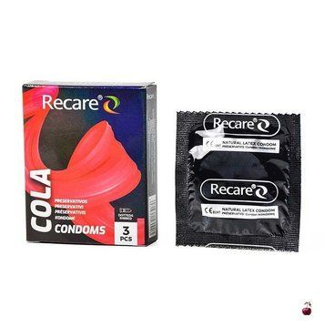 Презервативи Recare Holographic Cola Dotted&Ribbed SX3329 фото