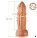 Фалоімітатор з вібрацією Hismith Slightly Curved Monster Series, силіконовий SO9963 фото 2