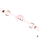 Кляп Liebe Seele White & Pink Fairy Goat Leather Ball Gag SX2825 фото 3