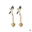 Затискачі для сосків Liebe Seele Solid Heart Gold SX1686 фото
