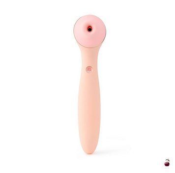 Вібратор KISSTOY Polly Max Pink з вакуумним стимулятором та функцією нагріву SO9558 фото