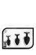 Набір анальних іграшок Blush LUXE BLING PLUGS TRAINING KIT WHITE GEMS T330854 фото 2