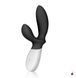 Масажер простати LELO Loki Wave Obsidian Black, медичний силікон, 2 мотори