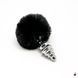 Анальна пробка з хвостом Alive Fluffy Twist Plug M Black SO6309 фото 2