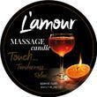 Масажна свічка L amour Aperol з ароматом коктейлю Апероль, 30 мл