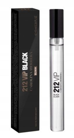 Carolina Herrera 212 VIP Black Elixir 10 мл парфумована вода для чоловіків 32592 фото