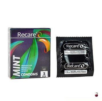 Презервативи Recare Holographic Ultra Thin Mint, 52 мм SX3331 фото