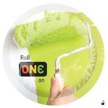Презервативи ONE Color Sensations Roll on, 1 шт, салатовий SX0767 фото