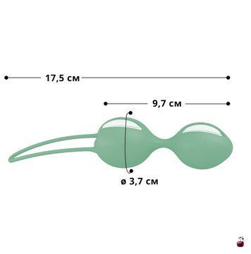Вагінальні кульки Fun Factory SMARTBALLS DUO, білі SX0960 фото