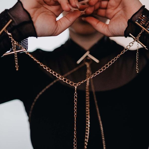 Аксесуари BDSM Bijoux Indiscrets срібні браслети-трансформери B0200 фото