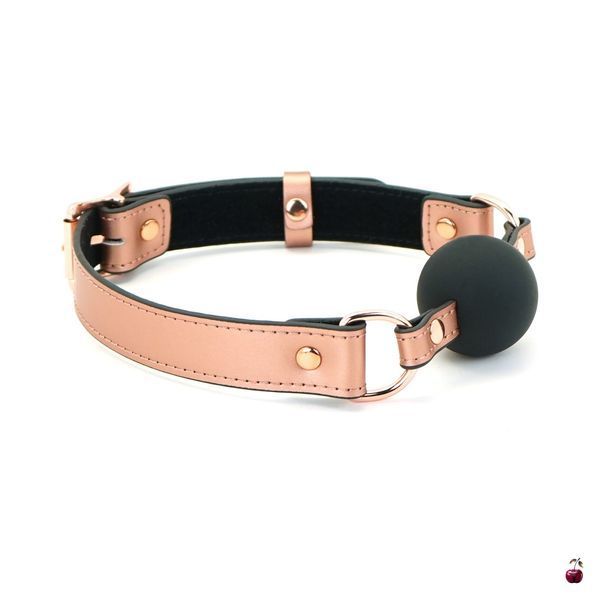 Кляп Liebe Seele Rose Gold Memory Ball Gag SO9493 фото