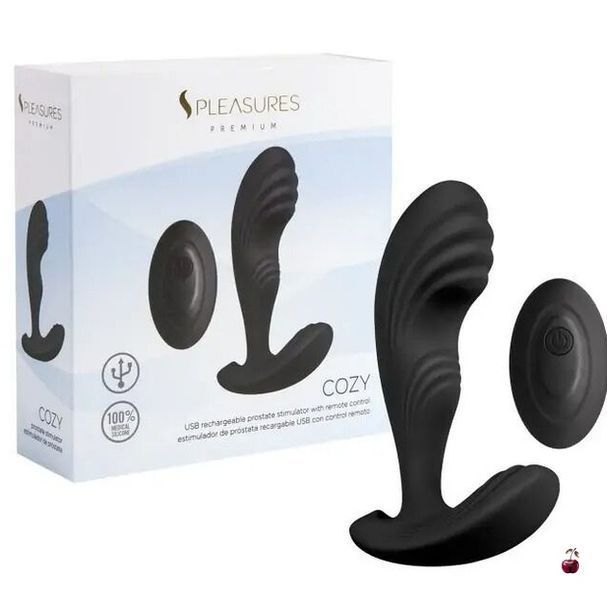 S Pleasures Premium Cozy, чорний, вібромасажер SX1613 фото