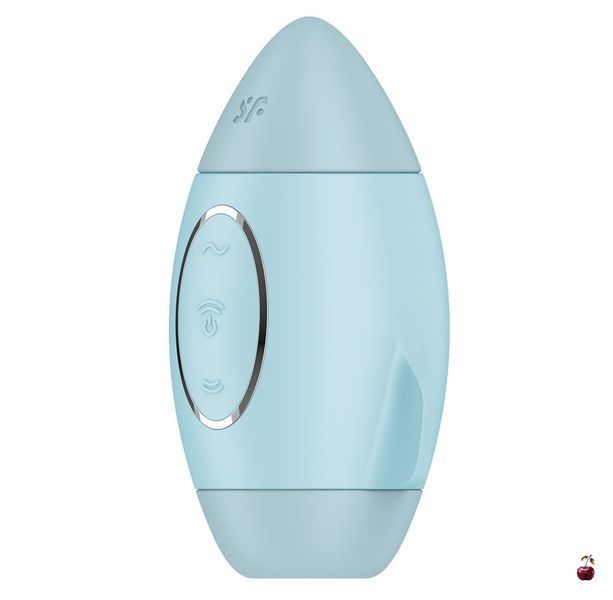 Вакуумний стимулятор клітора Satisfyer Mission Control, синій SO8969 фото