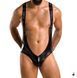 Passion Bruno 027 XXL/XXXL Black, відкрите боді під латекс SO7554 фото 1