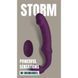 Безремінний вібрострапон Dream Toys Storm з пультом дистанційного керування, фіолетовий DT22265 фото 8