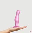 Strap-On-Me Dildo Plug Curvy Rose Dragee Metallic M SO7820 фото