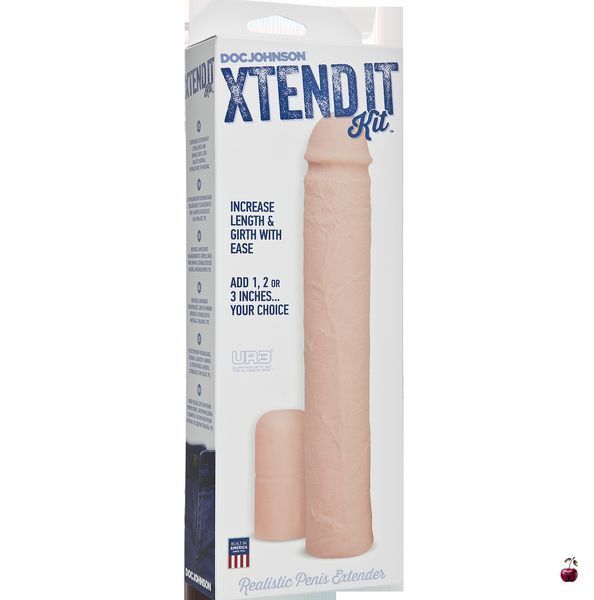 Насадка на пеніс Doc Johnson Xtend It Kit White SO1557 фото